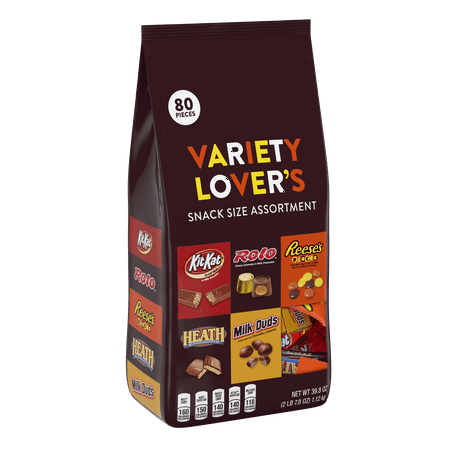 Assorted Chocolates - Hershey's, Variety Lovers Snack Size Candy Assortment, 39.8 oz