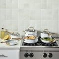 thumbnail image 2 of Cuisinart Chef’s Classic 10-Piece Stainless Steel Cookware Set, Matte White, 2 of 9
