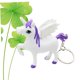 thumbnail image 3 of unbranded Llavero Morado De Unicornio Adorable Con Luces LED Y Función De Para Colgar En Auto O, 3 of 8