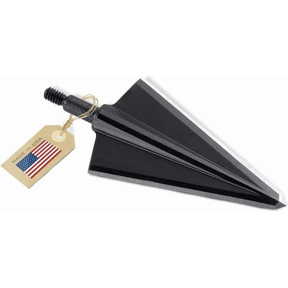 VPA Double Bevel 2 Blade 250 Grain Screw-In Broadhead 3 Pack