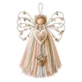 thumbnail image 2 of Christmas Fabric Angel Hanging DIY Craft Kit, Handmade Ornament Project for Holiday Wall and Tree Decor, Design E, 6.30 in, 2 of 4