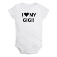 thumbnail image 5 of iDzn Pack of 2, I Love My Gigi & Don't Make Me Call My Grandma Funny Rompers For Babies, Newborn Baby Unisex Bodysuits, Infant Jumpsuits, Toddler 0-24 Months Kids One-Piece Oufits, 5 of 5