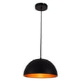 thumbnail image 2 of Elegant Lighting Circa Collection Pendant D11.5in H6.5in Lt:1 Black Finish, 2 of 5