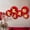 Style F, variant on Tachiuwa 6x 2024 Chinese New Year Paper Fans Spring Festival Wall Decoration Traditional Happy New Year Decor for Office Party Holiday Style C