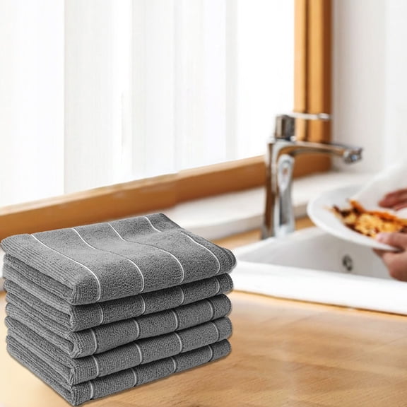 sruoe Microfiber Cleaning Cloths, Kitchen Dish Cloths Scrubbing, Cleaning Rags, Cleaning Rags Reusable, Kitchen Towel, Car Cleaning, Absorbent Dishcloth for Home Kitchen