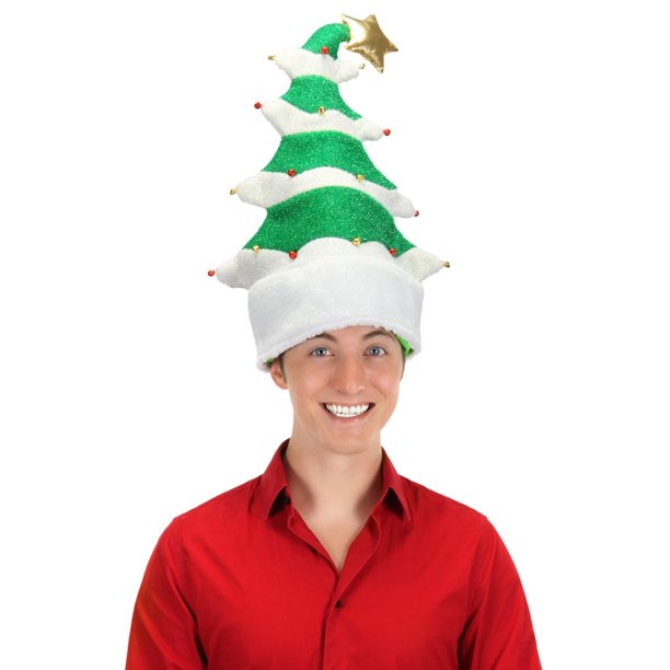 Springy Christmas Tree Hat Funny Xmas Christmas Teen Mens Womens Adult Costume Walmart Com Walmart Com