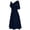 Dark Blue, variant on Qiopertar Lace Off Shoulder Formal Dress for Women Elegant Cocktail Party Gown High Waist Bridesmaid Prom Evening Wedding Guest Long Dress, Red XL