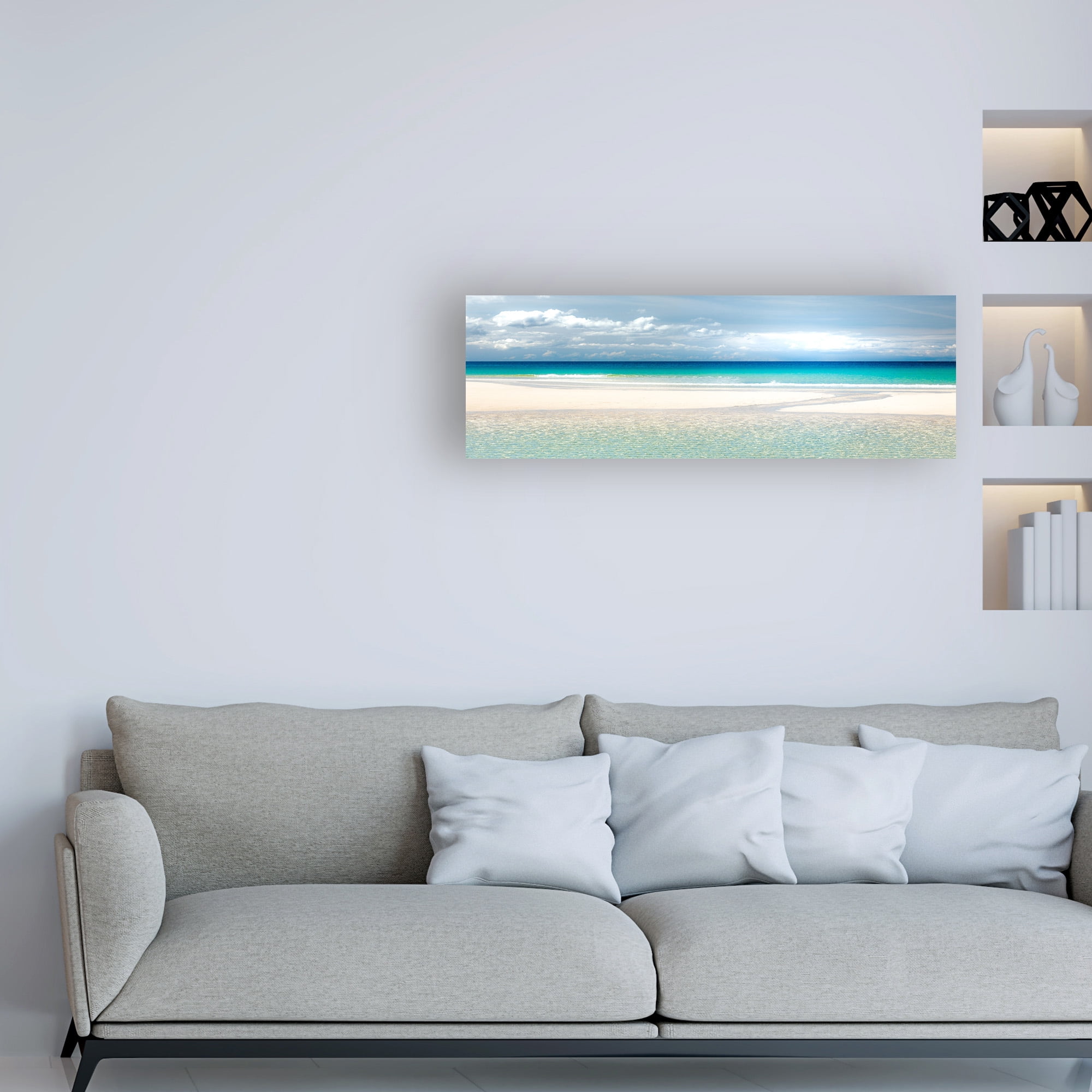 Trademark Fine Art 'Gentle Kiss of Summer Pano' Canvas Art by Lynne Dougla