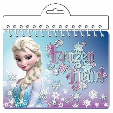 Livre d'Autographes Disney Congelés Elsa Congelés Coeur