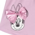 thumbnail image 5 of Disney Minnie Mouse T-Shirt and French Terry Shorts Outfit Set Toddler to Big Kid, 5 of 5