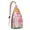 White-2, variant on Vintage Parisian Travel Sling Backpack – Girly Pink Boho Crossbody Bag for Women, Ideal for Beach, Adventure, Vacation & Airplane Journeys