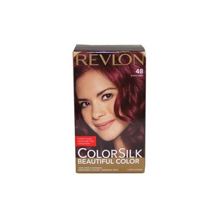 permanent colorsilk revlon burgundy pack hair