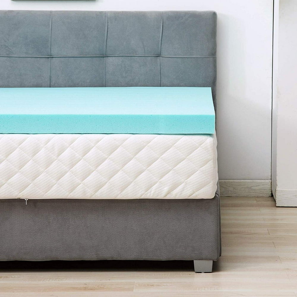 Mecor 3 Inch 3” Mattress Topper Full Size100 Gel Infused Memory Foam