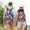 thumbnail image 5 of Yiaed Beautiful Flower Print Backpack, Premium Laptop Backpack, Travel Backpack for Women, Lightweight Backpacks, Comfortable Back Pack-Medium, 5 of 7