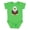 Apple Green, variant on Cute Eagle Bird Boys or Girls Baby Bodysuit