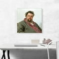 thumbnail image 2 of ARTCANVAS Portrait Of Modest Petrovich Mussorgsky 1881 Canvas Art Print by Ilya Repin - Size: 18" x 18" (1.50" Deep), 2 of 9