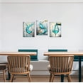 thumbnail image 5 of ZHONGYUTONG 3 Piece Wine Wall Art for Kitchen Gold Wine Pictures Dining Room Canvas Print Modern Artwork for Pub Bar Decor Framed (12.00" x 16.00" x 3PCS), 5 of 5