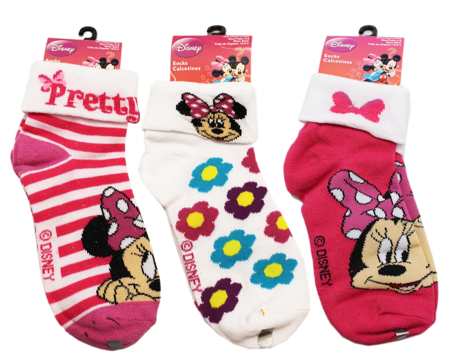 Size 4-6 Disneys The Princess and the Frog Light Solid Violet Small Kid Socks 