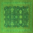 thumbnail image 1 of Ahgly Company Indoor Square Oriental Green Traditional Area Rugs, 8' Square, 1 of 4