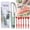 A1#Green, variant on Watermelon Slicer Cutter Tool, Stainless Steel Watermelon Slicer, Create Clean 1" Cubes , Watermelon Cutter Slicer Tool, Melon Cutter, Melon Slicer, Water Melon Slicer Cutter, 10.4×1.25 in,A2#E