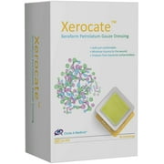 Xerocate Xeroform Petrolatum Dressing 2" x 2" Fine Mesh Gauze for Wound Care 25 Pack
