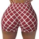 thumbnail image 2 of Fotbe Red Moroccan Shorts Sin Costuras – Shorts Deportivos de Cintura Alta para Mujer, Elásticos para Gimnasio, Yoga, Running o Ciclismo-Medium, 2 of 8