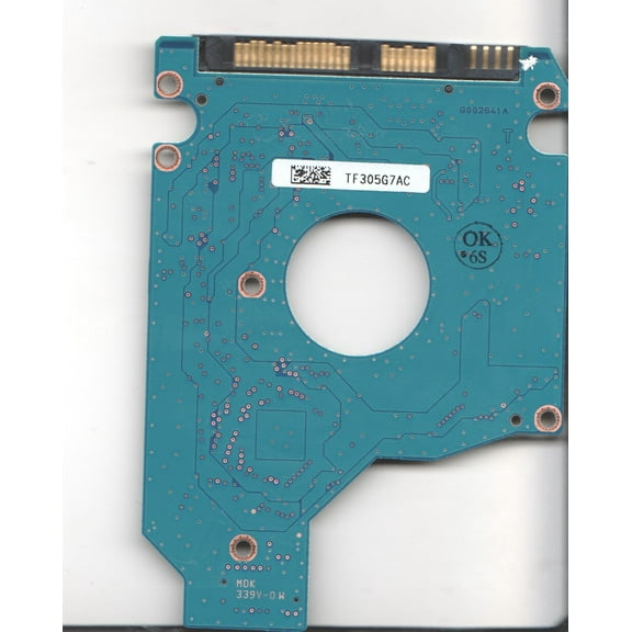 MK1665GSX, HDD2H85 A SLO1 B, G002641A, Toshiba 160GB SATA 2.5 PCB