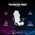 thumbnail image 3 of Silla Gamer Balam Rush THUNDER NEAT Ergonomica Ajustable 180° 120kg 2D Blanco BR-938211, 3 of 5