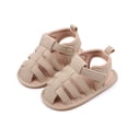 thumbnail image 5 of Einccm Baby Soft Sole Pre-Walker Sandals - Breathable Cut-Out Summer Infant Shoes with Hook and Loop for Boys and Girls, 5 of 8