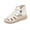 White, variant on Beige Womens Fashion Casual Spring Summer Roman Style Wedge Sandals Thick Sole Comfortable Outdoor Slip On Shoes