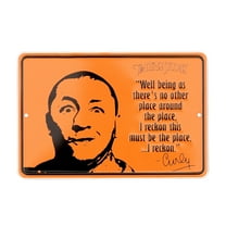 Funny Three 3 Stooges Curly This Must Be The Place Tin Sign Novelty Man Cave Wall Art Home Bar Decor