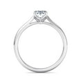 thumbnail image 3 of Best Jewel 1.6 Ct Oval Cut Moissanite Ring - Moissanite in 14K White Gold Plated Ring - Elegant Engagement Ring for Women - Perfect for Anniversaries, Proposals, and Birthday Surprises, 3 of 4