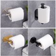 thumbnail image 1 of Portarrollos de papel higiénico de acero inoxidable para pared, sin perforaciones, para baño, 1 of 2