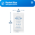 thumbnail image 6 of 500 Gram [2 Packs] "Dry & Dry" Premium Silica Gel Packets Desiccant Dehumidifiers - Rechargeable Fabric, 6 of 6
