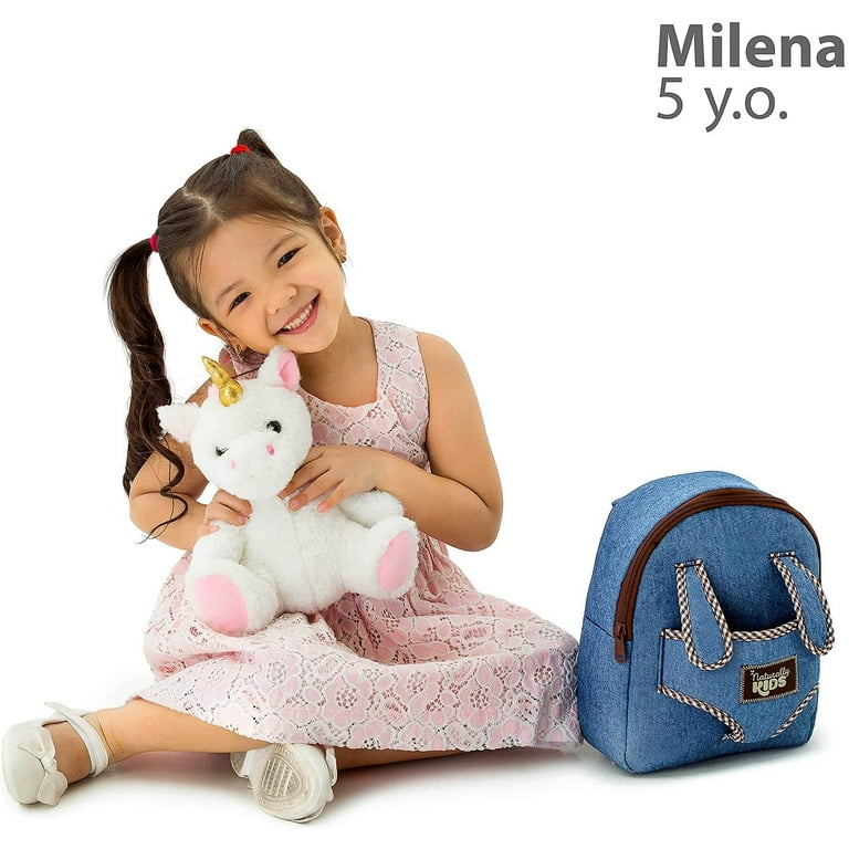 Naturally KIDS Unicorn Backpack for Girls 4-6