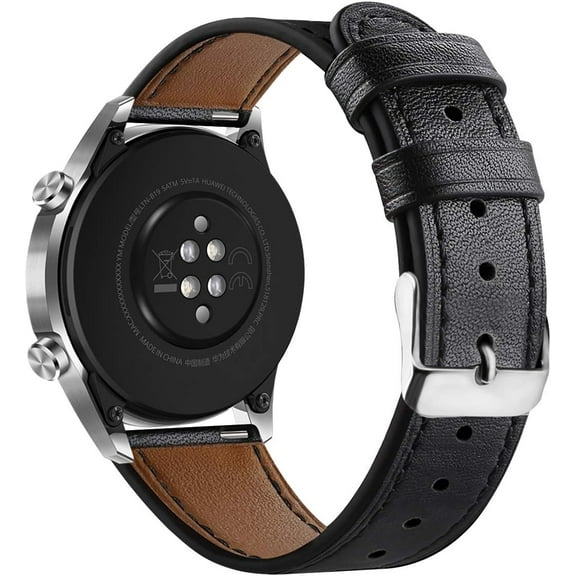 PINHEN Leather Watch Straps, 18mm Quick Release Genuine Leather Watch Band Replacement Bracelet for Men and Women 18mm 20mm 22mm