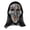 #002-Silver, variant on YiJuHui Halloween Witch Mask Vintage Scary Horror Mask latex-free Plastic Halloween Party Props Creepy Hag Face Mask Spooky Terror Decor Adult