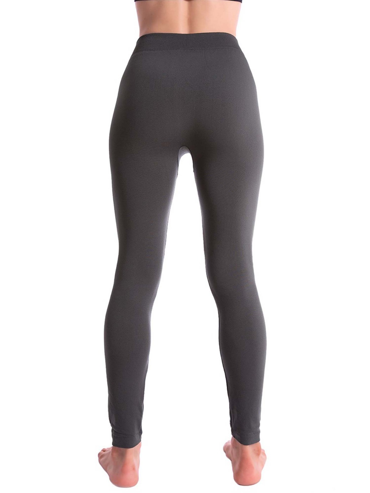 Kuda Moda Women's Fleece Lined Thermal Leggings, 3-Pack photo 4