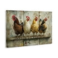 thumbnail image 4 of Stupell Industries Chickens In A Row Animals Painting Wrapped Canvas Art Print Wall Art, 36 x 24, 4 of 8