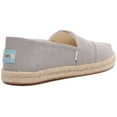 thumbnail image 3 of Toms Alpargata Rope Women's Vegan Cotton Slip On Espadrilles In Grey Size 5.5, 3 of 6