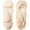 2nude, variant on 2 Pairs 3D Padded Women's No Show Nylon Socks Sponge Cushion Liner