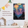 thumbnail image 4 of FORMRS Acrylic Clipboard with Low Profile Clip Standard A4 Letter Size, 12.5" x 9", Psychedelic Jellyfish, 4 of 8