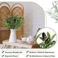 thumbnail image 7 of IRuiYinGo 5 Pack Artificial Olive Branches 19" Fake Plants Silk Greenery Stems Olive Leaves Trees for Home Office Wedding Christmas Decor, 7 of 7
