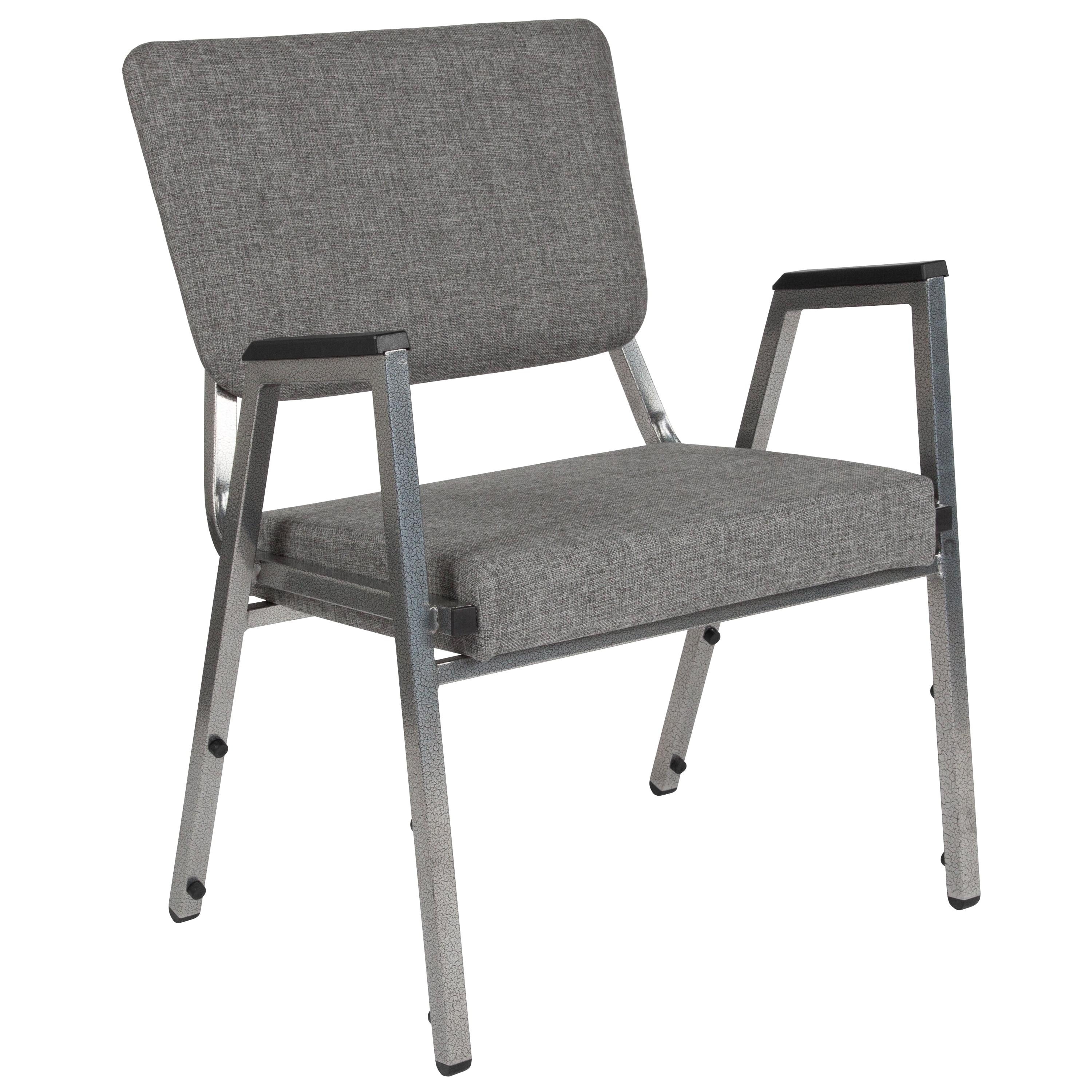 Flash Furniture XU-DG-60443-670-1-BK-GG Bariatric Chairs Black Fabric 1 Pack 