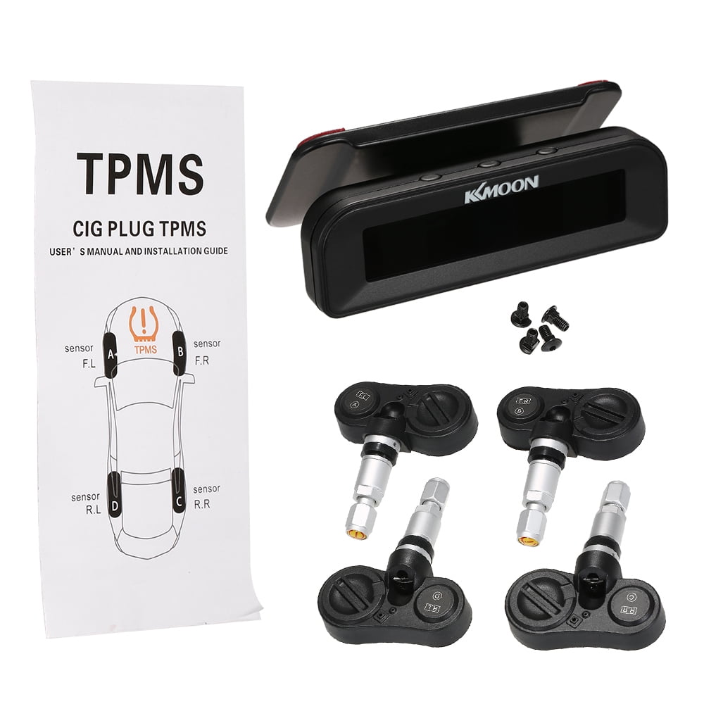 KKmoon TPMS Tire Pressure Monitoring System Wireless Realtime Solar
