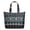White-488, variant on Boho Chic Vintage Style Travel Tote, Spacious Carry-On Bag with Durable Handles & Zipper Closure, Artistic for Fitness Enthusiasts