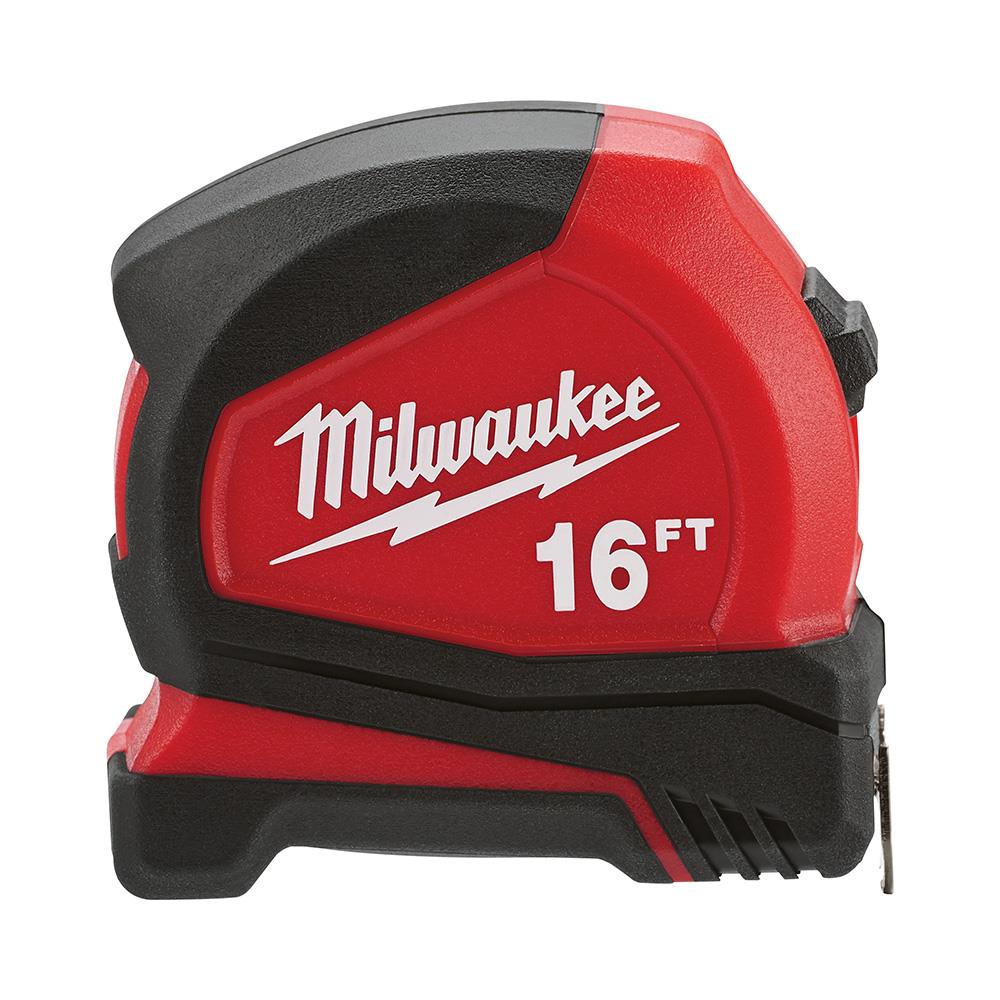 Milwaukee48226616 16 ft. Compact Tape Measure