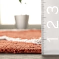 thumbnail image 4 of nuLOOM Kids Washable Round Alphabet Rug, 4' x 6', Rust, 4 of 10