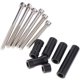 thumbnail image 3 of Motor De Aluminio Cubierta Protectora Contra Choques, Protector De Marco De Motocicleta Deslizadores Motor Protector De Caída Para Honda CB650F 2017-2 Negro Soledad Cubierta protectora del motor protector, 3 of 10