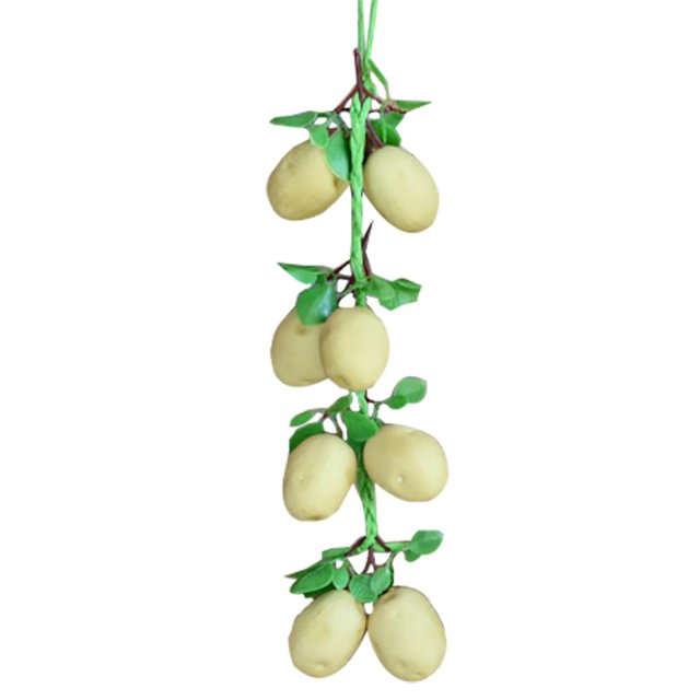 Coofit Artificial Vine Fruit Vegetable Shape Hanging Vine Artificial Wall Plant